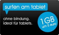 surfen am tablet - 1 gb um 4 euro