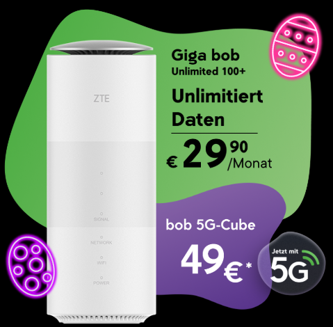 Dein Internet, so schnell, wie der Osterhase!