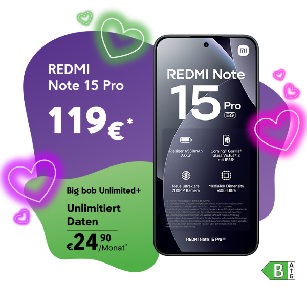 Mit bob funkt’s einfach besser!
